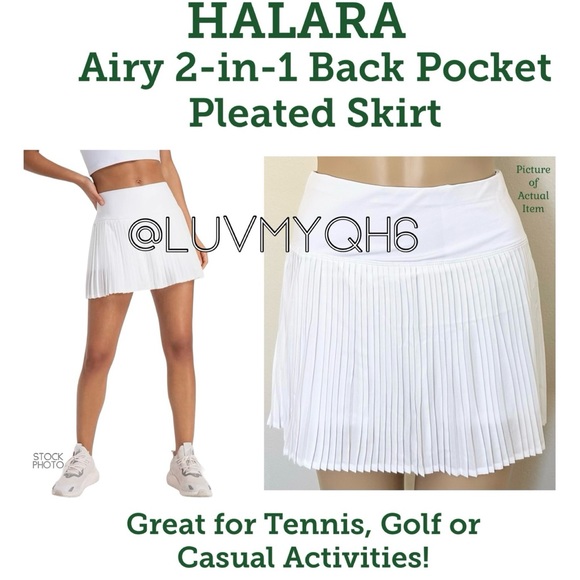 HALARA Dresses & Skirts - HALARA Everyday Activity Micro Mini Pleated Skirt